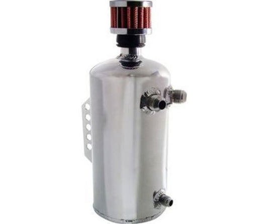 Proflow PFECCT2RP Oil Breather Catch Tank 2L w/AN Hose Ends & Breather Polished