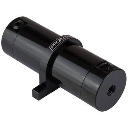 Proflow PFECCT900BK Oil Catch Can Universal Round Billet Aluminium 3.0x7.0'' Black Anodised Each