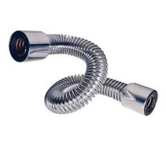 Proflow PFECHR12 Radiator Hose Flexible Stainless Steel Chrome Kit .12" Length