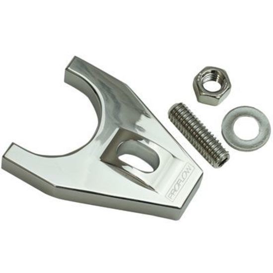 Proflow PFEDC038P Distributor Hold-Down Clamp Billet Aluminium Polished Stud Mount For Holden Commodore V8 Each