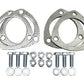 Proflow PFEECRK Collector Rings 3.00 " 3-Bolt Flange Steel Natural Pair