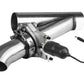 Proflow PFEEEC225 Single Exhaust Cutouts Electric Aluminium Bolt On 2.25 " Diameter Stainless Steel Tubing Kit