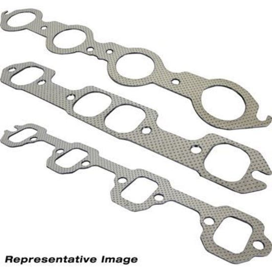 Proflow PFEEGCSB Exhaust Gaskets Header Fibre Laminated For Chevrolet Small Block Pair
