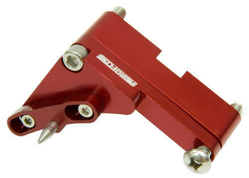 Aeroflow AF64-2051R BBC 6-1/4" Timing Pointer Red with 4 Deg Of Adjustment