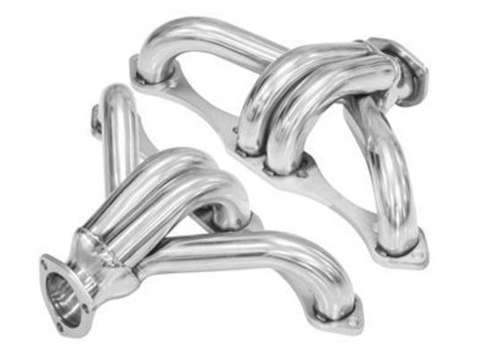 Proflow PFEEH5560S Exhaust Stainless Steel Block Huggers For Chevrolet Small Block