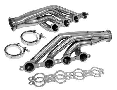 Proflow PFEEH7500 Exhaust Stainless Steel Turbo Headers LS1 LS2 Chev For Holden 1 7/8" Primary Turbo V Band Flange V Bands Included