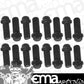 Proflow PFEEHBBK Header Bolts Hex Head 3/8 " Custom Black Oxide For Chevrolet For Ford Set of 16