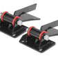 Proflow PFEEM007 Power Motor GM LS Engine Swap Universal Bolt-In Steel Polyurethane Black/Red Weld In Pair