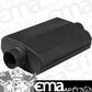 Proflow PFEEM21506 Muffler Black Flow Chamber 3" Centre Inlet to 3" Centre Outlet