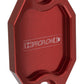 Proflow PFEFB-100R Fuel Pump Block-Off Plate Aluminium Red Anodised For Holden 253 308 Each