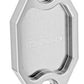 Proflow PFEFB-100S Fuel Pump Block-Off Plate Aluminium Silver Anodised For Holden 253 308 Each