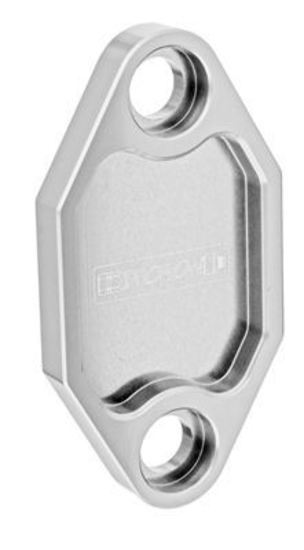 Proflow PFEFB-100S Fuel Pump Block-Off Plate Aluminium Silver Anodised For Holden 253 308 Each