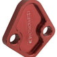 Proflow PFEFB-101R Fuel Pump Block-Off Plate Aluminium Red Anodised BB Chev For Ford Windsor Each