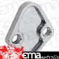 Proflow PFEFB-101S Fuel Pump Block-Off Plate Aluminium Silver Anodised BB Chev For Ford Windsor Each