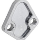 Proflow PFEFB-101S Fuel Pump Block-Off Plate Aluminium Silver Anodised BB Chev For Ford Windsor Each