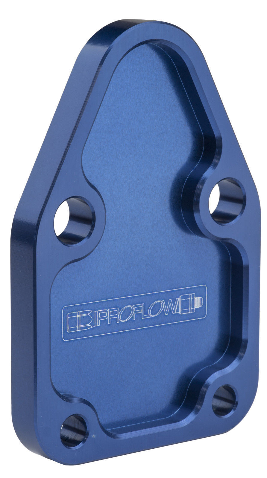 Proflow PFEFB-102BL Fuel Pump Block-Off Plate Aluminium Blue Anodised SB For Chevrolet For Chrysler Each