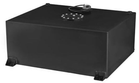 Proflow PFEFC120FBBK Fuel Cell Tank 20g 78L Aluminium Flat Bottom Black 620 x 510 x 260mm With Sender Two -10 AN Female Outlets Each