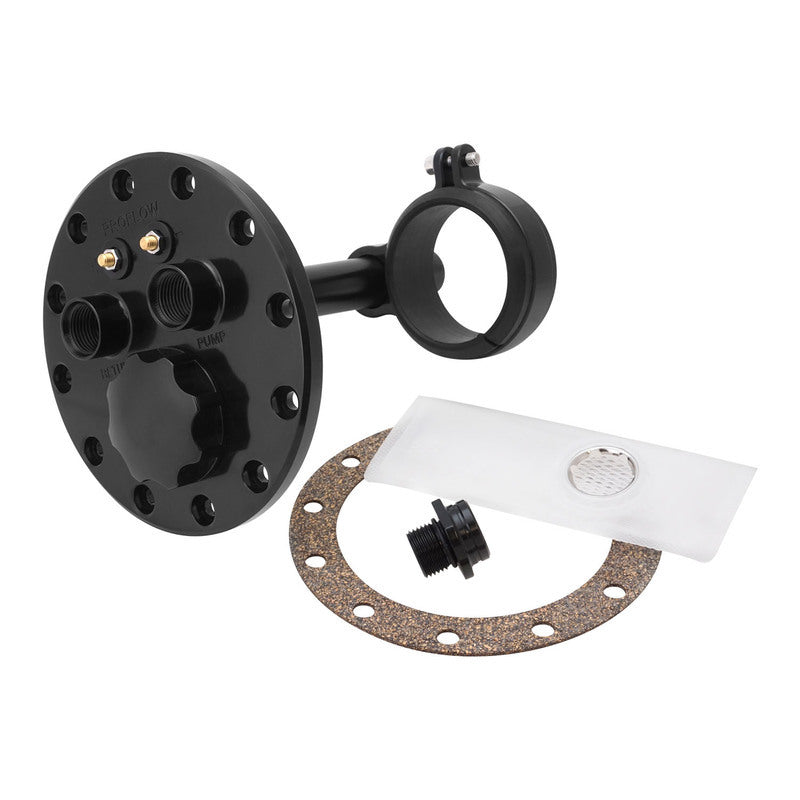 Proflow PFEFCA002 Single Fuel Pump Hanger Mounts 1 60mm Bosch 044 Fuel Pump 120.5mm PCD Billet Aluminium Black Anodised