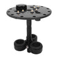 Proflow PFEFCA003-1 Triple Fuel Pump Hanger Mounts 39mm & 46mm Fuel Pumps 170mm PCD Billet Aluminium Black Anodised