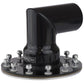 Proflow PFEFCA004BK Fuel Filler Neck Aluminium Black 90 Degree 2 1/2 " Diameter 12-Bolt Flange Each