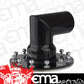 Proflow PFEFCA004BK Fuel Filler Neck Aluminium Black 90 Degree 2 1/2 " Diameter 12-Bolt Flange Each