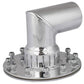 Proflow PFEFCA004P Fuel Filler Neck Aluminium Polished 90 Degree 2 1/2 " Diameter 12-Bolt Flange Each