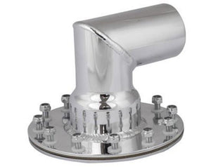 Proflow PFEFCA004P Fuel Filler Neck Aluminium Polished 90 Degree 2 1/2 " Diameter 12-Bolt Flange Each