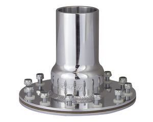 Proflow PFEFCA005P Fuel Filler Neck Aluminium Polished Straight 2 " Diameter 12-Bolt Flange Each