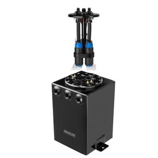 Proflow PFEFCA017 Single Fuel Pump Carrier Kit In-tank With 1x 380LPH Pump Billet Aluminium Black