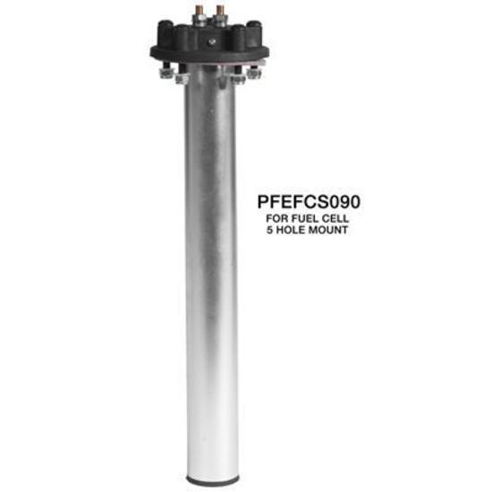 Proflow PFEFCS090 Gauge Sender Unit 0 - 90 Ohm Fuel Cell 5 Hole Mount 260mm Tall