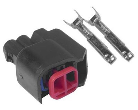 Proflow PFEFI-002 Fuel Injector Wiring Plug Us Car /EV6 Connector Include Terminals & Seals