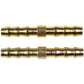 Proflow PFEFLQR011 Coupler Fitting 3/8 hose barb to 3/8 hose barb straight for nylon tubing sold as a Pair