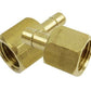 Proflow PFEFLQR078 Fuel Line Connectors Metric Fuel Hose End Adapts 3/8" Nylon to M16 x 1.5