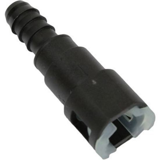 Proflow PFEFLQR082 Fuel Line Connectors Nylon 3/8" Female QR Straight to 3/8" (10mm) Barb Each