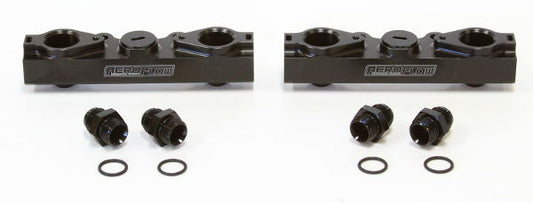 Aeroflow AF64-2057BLK for Subaru Ej25 Black Fuel Rail Kit Sti Side Feed