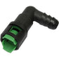Proflow PFEFLQR092 Fuel Line Connectors Nylon 5/16" Female QR 90 Degree to 3/8" (10mm) Barb Each