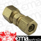 Proflow PFEFLQR137 Fuel Line Connectors Brass 5/16" (8mm) to 5/16" (8mm) Nylon to Pipe Compression Joiner Each