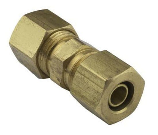 Proflow PFEFLQR138 Fuel Line Connectors Brass 3/8" (10mm) to 3/8" (10mm) Nylon to Pipe Compression Joiner Each