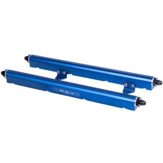 Proflow PFEFRKLS3B Fuel Rails Kit Billet Aluminium Blue Anodised For Holden For Chevrolet GM VE LS7
