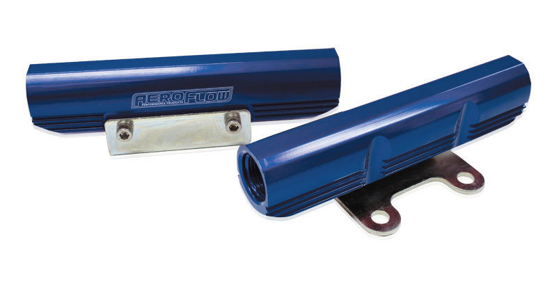 Aeroflow AF64-2058 Blue for Subaru Ej20 Fuel Rail Kit. Top Feed