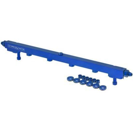 Proflow PFEFRKRB25B Fuel Rails Kit Billet Aluminium Blue For Nissan RB25