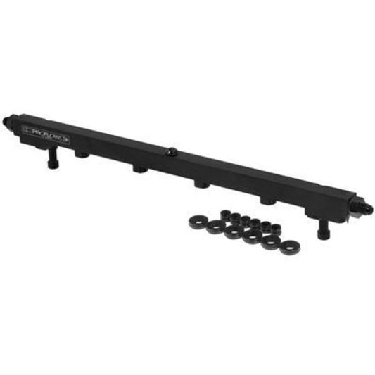 Proflow PFEFRKRB25BK Fuel Rail Kit For Nissan RB25DET -08AN ORB Billet Aluminium Black Anodised