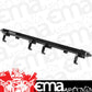 Proflow PFEFRKRB30BK Fuel Rail Kit For Nissan & Holden RB30 -08AN ORB Billet Aluminium Black Anodised