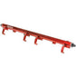 Proflow PFEFRKRB30R Fuel Rails Kit Billet Aluminium Anodised Red Commodore For Nissan RB30