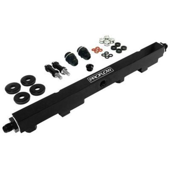 Proflow PFEFRKSR20BK Fuel Rails Kit Billet Aluminium Anodised Black For Nissan SR20