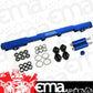 Proflow PFEFRKTOY2JZB Fuel Rails Kit Billet Aluminium Anodised Blue For Toyota 2JZ Turbo