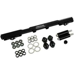 Proflow PFEFRKTOY2JZBK Fuel Rails Kit Billet Aluminium Anodised Black For Toyota 2JZ Turbo