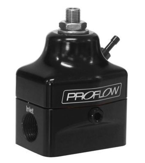 Proflow PFEFS13128 Fuel Pressure Regulator EFI Pro 30-65 PSI 3-Port -08AN Billet Aluminium Universal