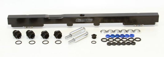 Aeroflow AF64-2059BLK Fuel Rail Kit for Toyota 2Jzfor 14mm Injectors Black