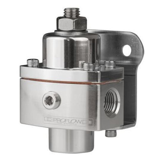 Carburettor Fuel Pressure Regulator 2 Port Adjustable -06 Polished